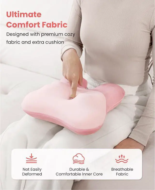 Alt view image 7 of 7 - BOB AND BRAD Back Massager with Heat, EZBack Corded Back Massager for Pain Relief Deep Tissue, Shiatsu Back Massage Pillow, Soothing Muscle Tension Upper & Lower Back Relief