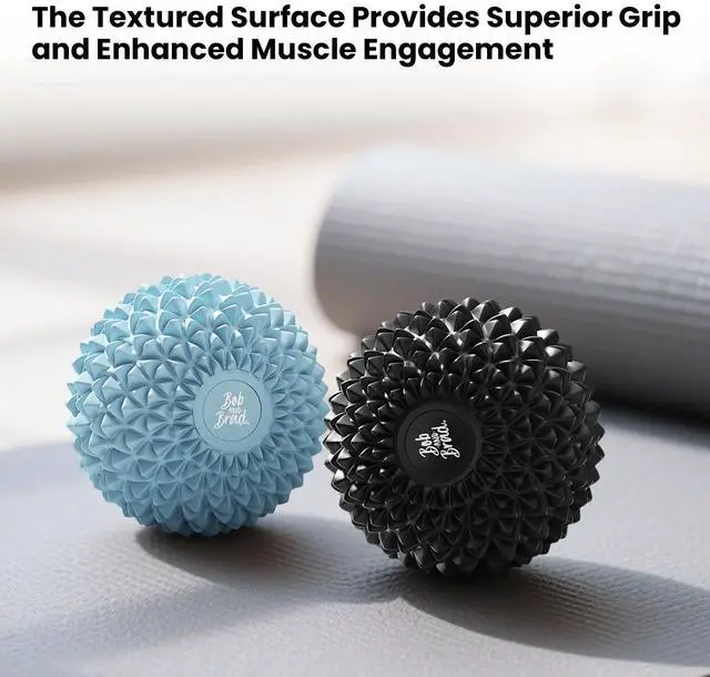 Alt view image 2 of 7 - Vibrating Massage Ball 2PCS 2-Speed High-Intensity Fitness Yoga Massage Roller