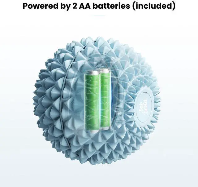 Alt view image 6 of 7 - Vibrating Massage Ball 2PCS 2-Speed High-Intensity Fitness Yoga Massage Roller
