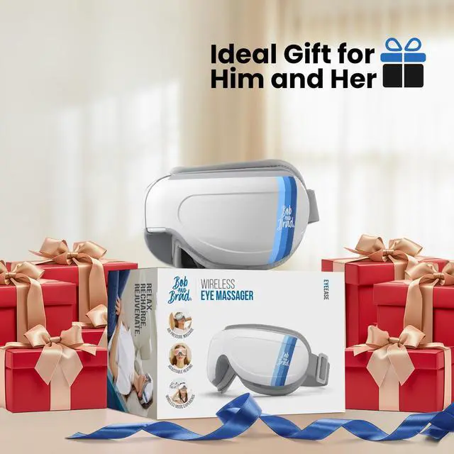 Alt view image 6 of 6 - Bob and Brad Eye Massager- 5 Modes, Heat Compression for Tired Dry Eyes, Pressure Point Care, Rejuvenate & Soothe, Spa-Like Treatment