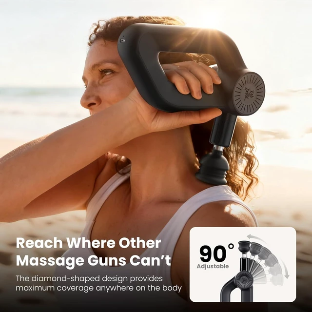 Alt view image 6 of 7 - Bob and Brad D6 Pro Max+ Massage Gun, Heat & Cold Therapy, 16mm Amplitude Deep Tissue Percussion, Quiet Professional Muscle Massager for Athletes