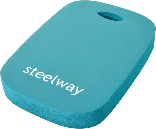 Main image of steelway Thick Kneeling Pads,Plank Support Pad, knee Pad Cushion for Yard Work, Gardening, Yoga, Exercise, Floor Kneeler for Baby Bath ,  13.7 x 10.4 x 1.3, Blue, 1 Pack