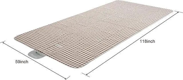 Alt view image 4 of 7 - steelway Picnic Blankets,Extra Large Beach Blanket,Waterproof Sandproof Picnic Blanket Foldable Outdoor Mat for Travel Park Grass,Beach, Picnic, Campining,Kids ,118''x59''