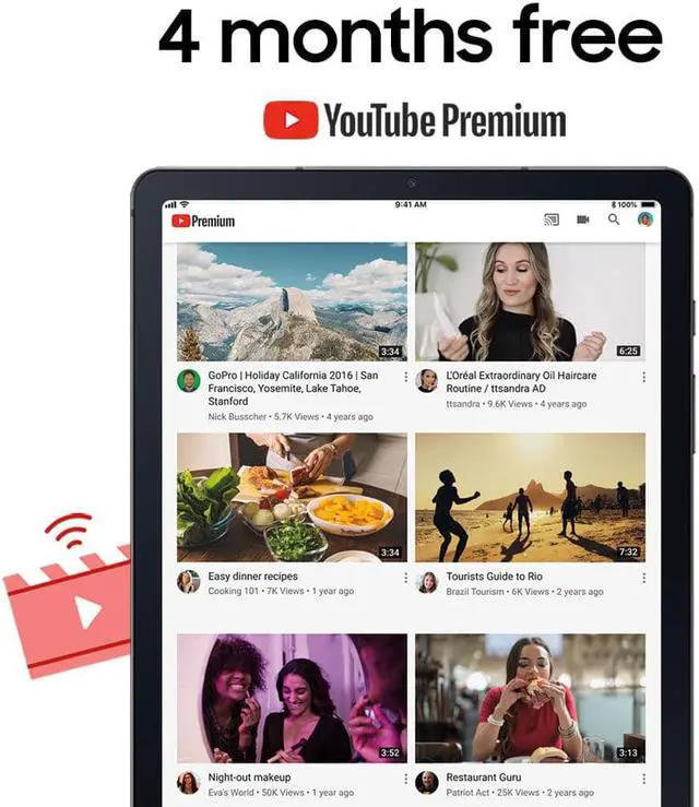 Alt view image 6 of 11 - SAMSUNG Galaxy Tab S6 Lite (2022), 10.4" Tablet 64GB (Wi-Fi), S Pen Included, Oxford Gray
SM-P613NZAMXAR