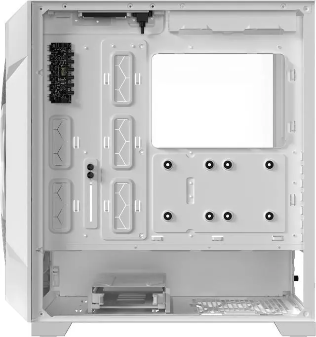 Alt view image 5 of 10 - Antec Dark League DP505 White, High-Airflow Mesh Front Panel, 3 x 120mm ARGB Fans, ARGB & PWM Hub, 8 x Rubber Grommets & 3 x Cable Ties, Type-C 3.2 Gen2, GPU Bracket, Mid-Tower E-ATX Gaming Case