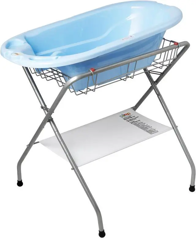 Alt view image 5 of 5 - EuroBath and Folding Bath Stand Combo (White)