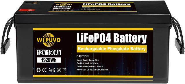 12V LiFePO4 Bluetooth BMS 100AH 150AH 200AH Battery RV Solar