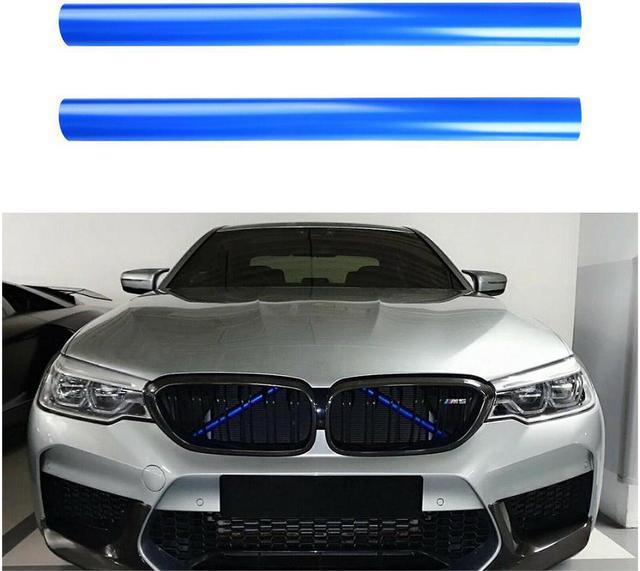 2x Front Grille Trim Strips Pipe For Bmw F10 F30 F32 1 2 3 4 5