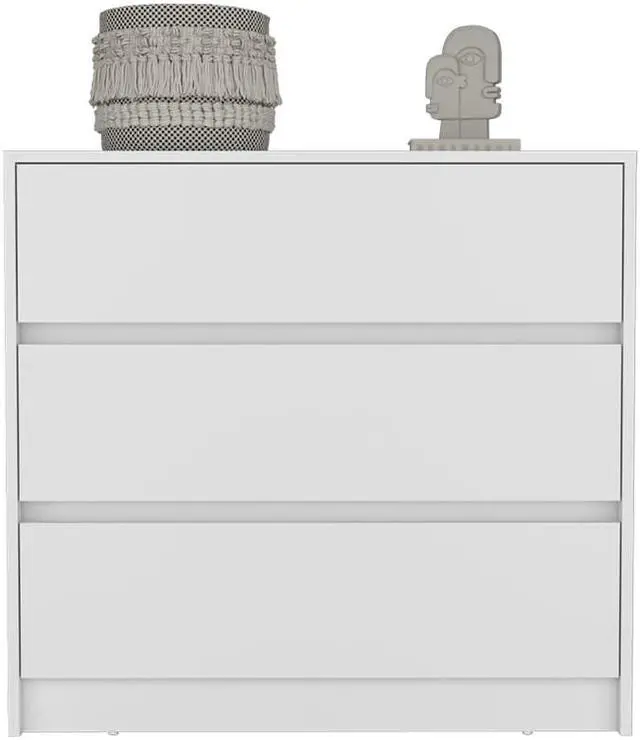 Alt view image 7 of 7 - Dresser Maldus, Three Drawers -White