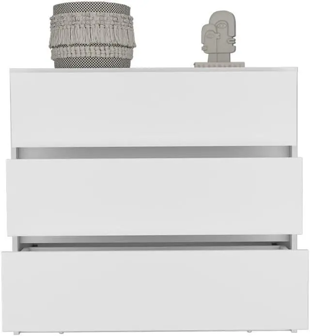 Alt view image 5 of 7 - Dresser Maldus, Three Drawers -White
