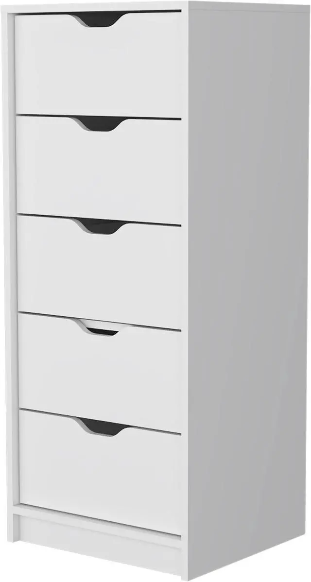 Alt view image 6 of 6 - Raymer 2 Piece Bedroom Set, Nightstand + Dresser, White