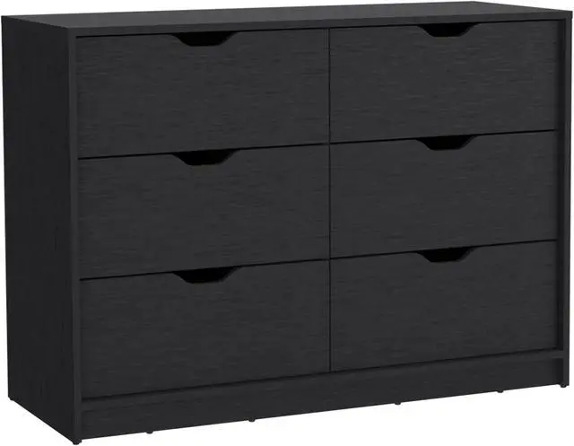 Alt view image 6 of 6 - Bennett 2 Piece Bedroom Set, Nightstand + Dresser, Black