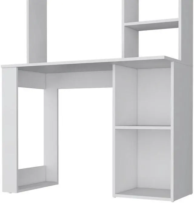 Alt view image 7 of 7 - Ryndon with Hutch Desk, White