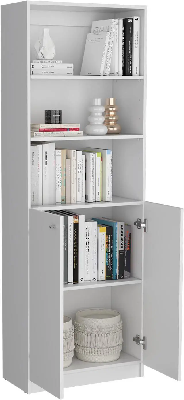 Alt view image 6 of 6 - Cedar 2 Piece Living Room Set with 2 Bookcases, White