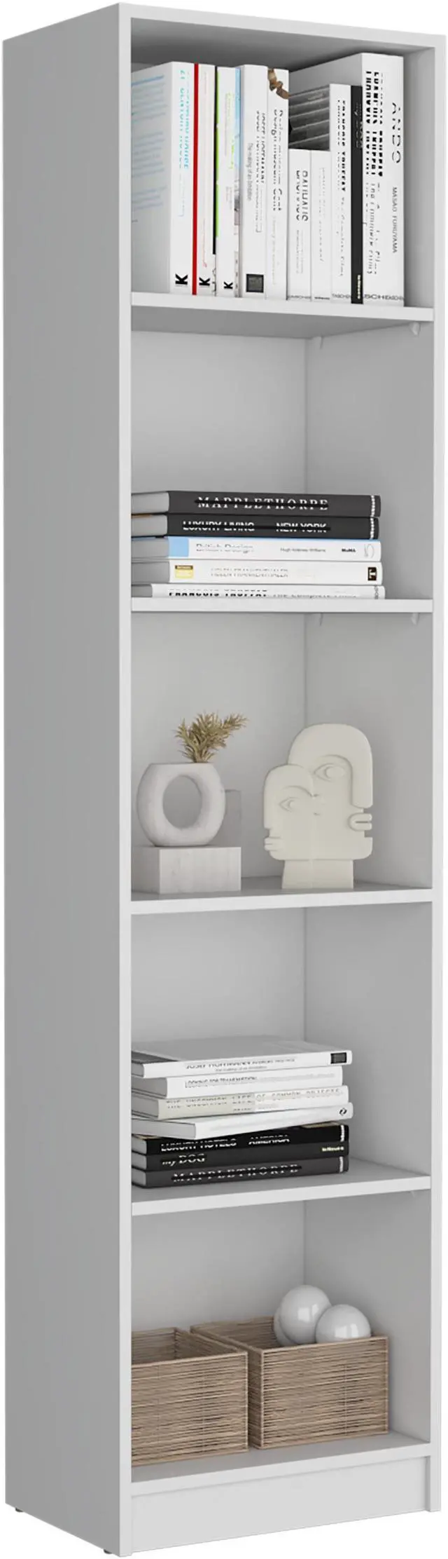 Alt view image 5 of 7 - Tuin 3 Piece Living Room Set with 3 Bookcases, White