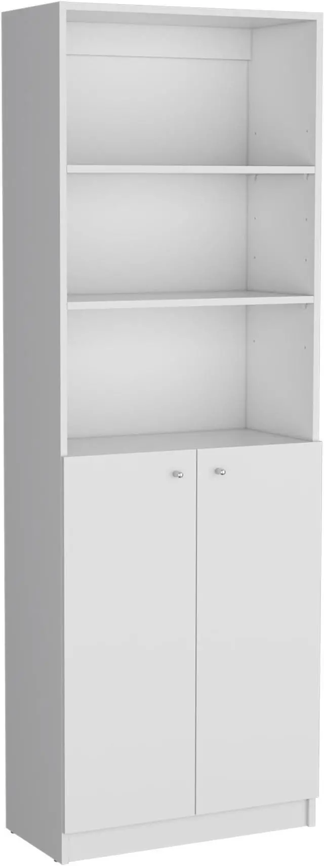 Alt view image 6 of 6 - Penrose 3 Piece Living Room Set with 3 Bookcases, White