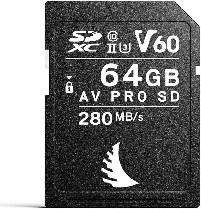 Alt view image 3 of 3 - Angelbird AV PRO SD Card MK2 - V60-64 GB - SDXC UHS-II - SD Card - for 4K - Photo and Video