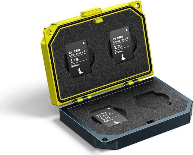 Alt view image 4 of 12 - Angelbird Media Tank CFexpress Type A - Media Case for 4 CFexpress Type A Memory Cards - Secure Storage and Protection - Essential Gear On-the-Go