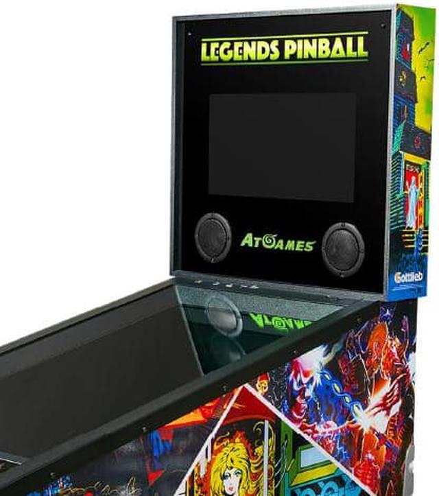  Legends Pinball, Full Size Arcade Machine, Home Arcade, Classic  Retro Video Games, 22 Built in Licensed Genre-Defining Pinball Games, Black  Hole, Haunted House, Rescue 911, WiFi, HDMI, Bluetooth. : Sports 