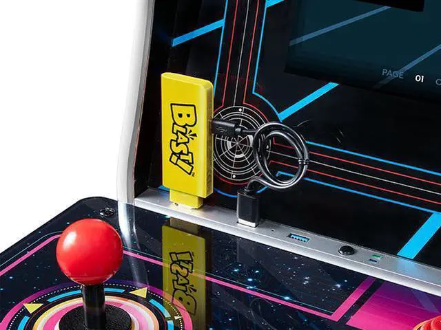 Alt view image 5 of 7 - Bandai Namco Arcade Blast!, Connects Via HDMI, 8 Greatest Classic Retro Video Games, Pac-Man, Galaga, Mappy, More Built In, With a 2.4Ghz Wi-Fi Video Game Controller, HD Resolution