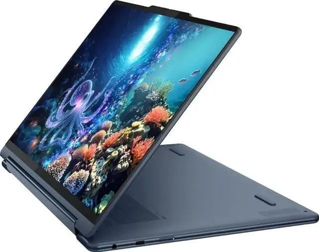 Alt view image 6 of 6 - Lenovo Yoga HIGH PERFORMANCE 2-in-1 Laptop 14.0" Touchscreen OLED 2.8K Display (Intel Ultra 7-258V, 32GB LPDDR5X, 1TB SSD, Backlit KB, Fingerprint, 2 Thunderbolt 4, WiFi 7, Webcam, Win 11 Home)