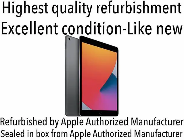 Alt view image 3 of 3 - Refurbished Apple iPad 8th Gen (10.2 inch, 2020)- A grade, Wi-Fi only