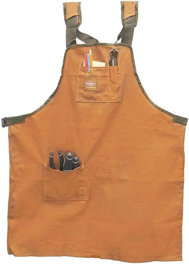 Alt view image 12 of 14 - BUCKET BOSS 80300 Tool Apron, Tool Apron, Brown, Canvas, 3 Pockets