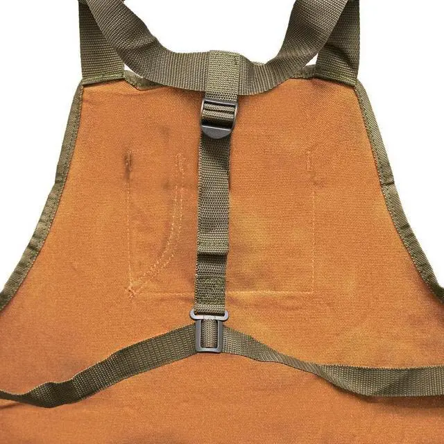 Alt view image 13 of 14 - BUCKET BOSS 80300 Tool Apron, Tool Apron, Brown, Canvas, 3 Pockets