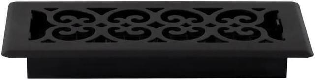 Alt view image 4 of 7 - DECOR GRATES ST410 Floor Register 5.5 X 11.5, Textured Black, Cast Iron