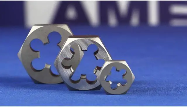 Alt view image 7 of 14 - Drill America m16 X 1 Carbon Steel Hex Die, DWTSMH16X1