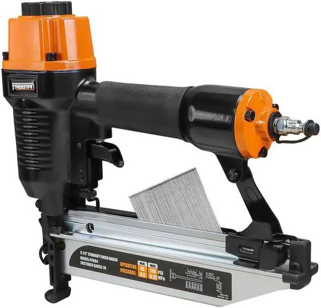 Alt view image 6 of 11 - Pneumatic 16-Gauge 2-1/2 In. Straight Finish Nailer