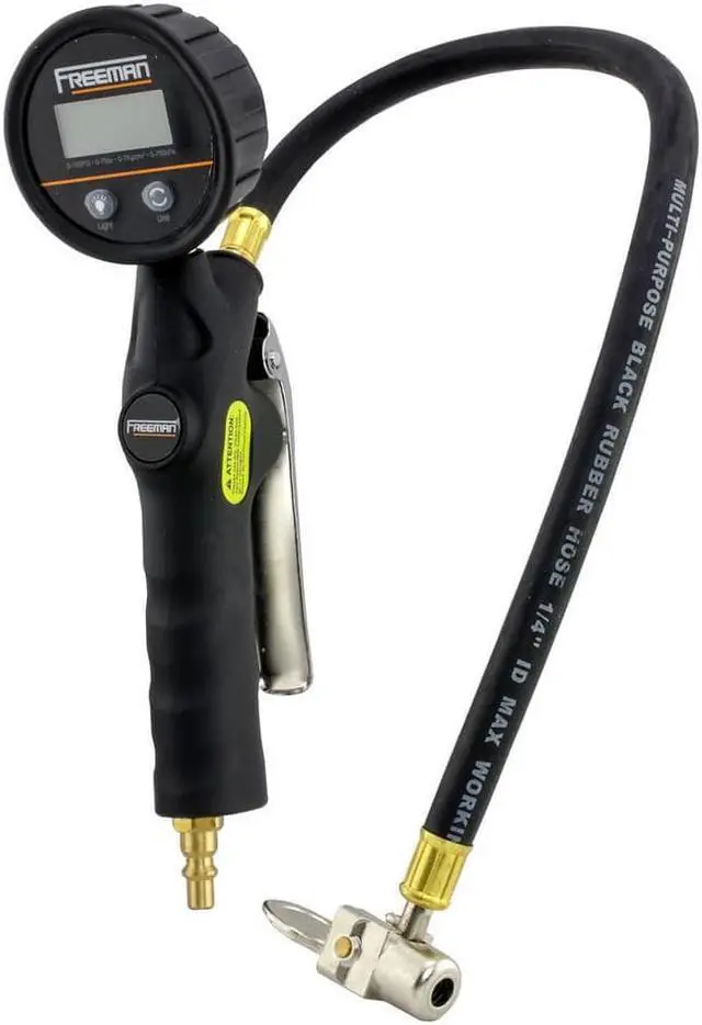 Alt view image 6 of 10 - FREEMAN FS3DTI FS3DTI Digital Tire Inflator with 90 Degree Lock-On Chuck