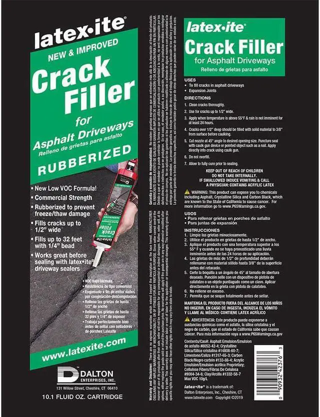 Alt view image 3 of 3 - 10.1 Oz. Asphalt Driveway Crack And Joint Filler