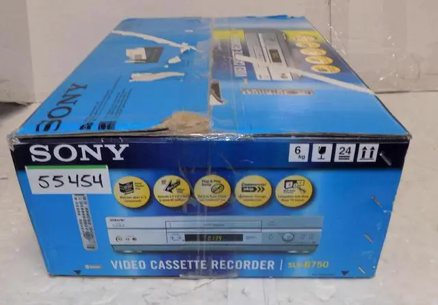 Alt view image 5 of 6 - Sony Slv-N750 VHS VCR VHS Player with Hdmi Adapter