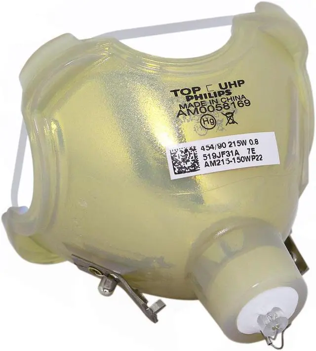 Alt view image 4 of 5 - Jaspertronics OEM P22 215W/150W 0.8 MK III AC Bare Projector Lamp (9284 454 05390)   - 240 Day Warranty