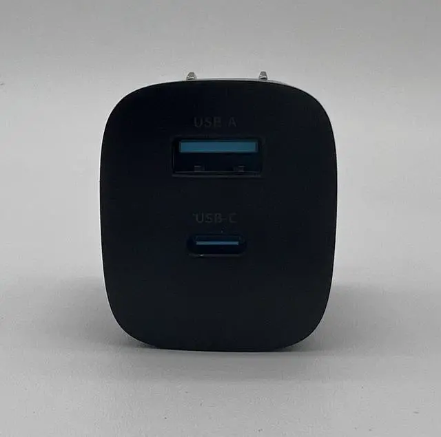 Alt view image 3 of 6 - Jaspertronics USB C 33W Charger, 2 Port Compact Charger with Foldable Plug for iPhone 15/15 Plus/15 Pro/15 Pro Max/14/13, Pixel, Galaxy, iPad/iPad Mini and More!