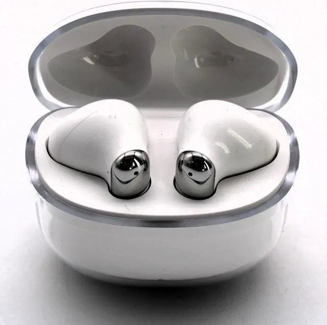 Alt view image 3 of 6 - Jaspertronics G75 True Wireless HiFi Earphones: Noise-Reducing, Waterproof TWS Stereo with Built-in Microphone-White