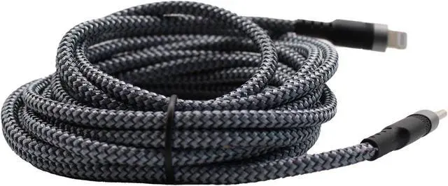Alt view image 3 of 6 - Jaspertronics Twelve Foot Long Length (4M) USBC to Lightning Connector Charging Cable for All USBC Charged Smart Phones, Tablets, Laptops, and More!