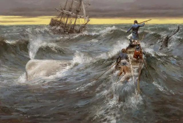 Main image of Moby Dick by Andy Thomas - Paper Limited Edition S/N 300 20x28 - Collectible Literary Art