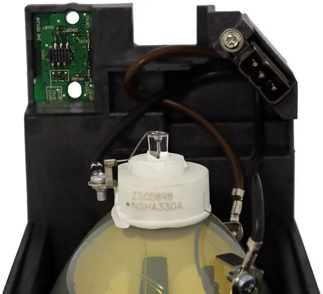 Alt view image 8 of 8 - Original Ushio Lamp & Housing for the Sanyo PLC-WTC500AL Projector - 240 Day Warranty