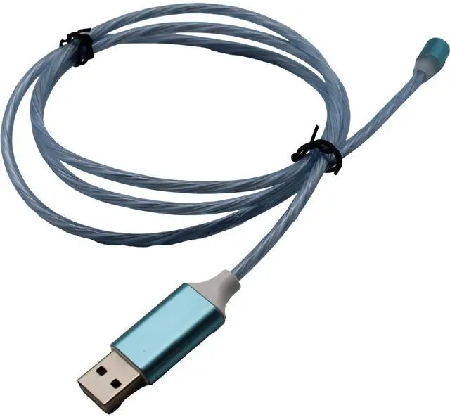 Main image of Jaspertronics Flowing LED Charging Cables with Quick Disconnect Magnetic Tips for Smart Phones, Tablets, and More!