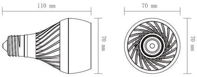 Alt view image 6 of 7 - Jaspertronics 12W 254nm Germicidal U56 Purification Bulb with Industrial Fan & UV-C Air Cleaning
