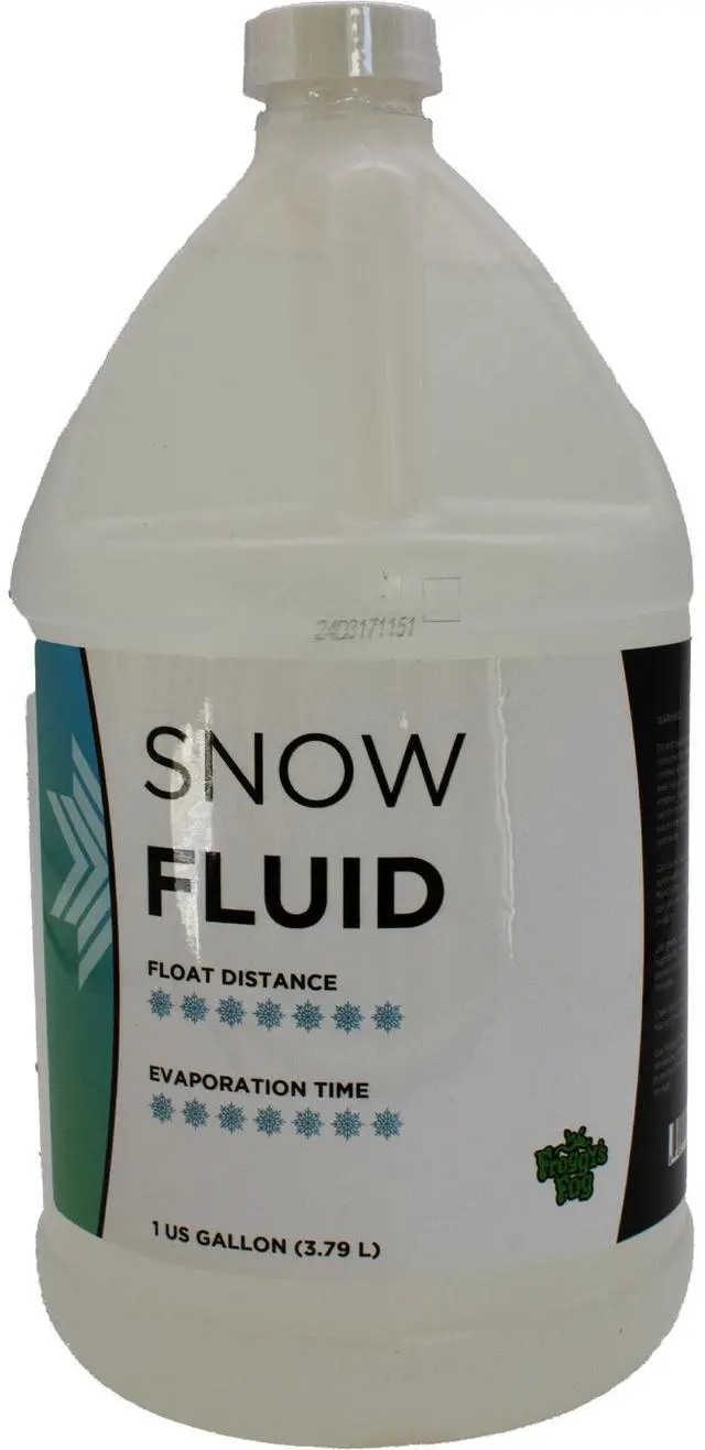 Alt view image 2 of 7 - ULTRA DRY - NO ODOR Snow Juice Machine Fluid by Froggys Flakes ULTRA - 4 Gallon Case Cost-Efficient Bulk Pack Residue-Free & Odorless Snow Effects Ideal for Large Displays & Events