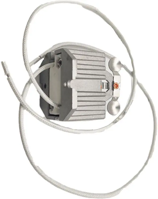 Main image of Jaspertronics GX9.5 GY9.5 Lamp Holder M123 High Power 1200W Heat Resistant Stage Light Socket Aluminum Alloy Base 250V 8A 30cm Cable Compatible w Moving Heads Xenon & Halogen Lamps