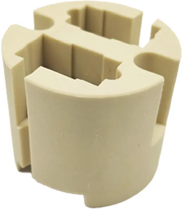 Alt view image 5 of 7 - Jaspertronics G22 Lamp Holder Socket HighTemp Ceramic Steatite Base 3000W 1000V 20A Nickel-Plated Copper Contacts UL Recog CE Certified for Halogen & Metal Halide Fixtures No Leads