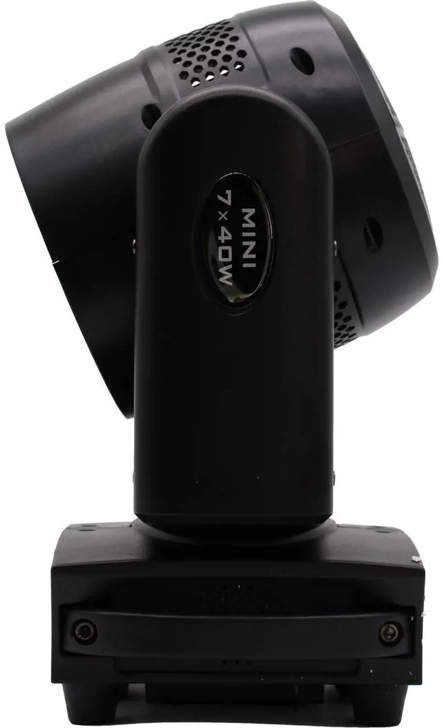 Alt view image 5 of 7 - Jaspertronics Small Bee Light 7x40W RGBW LED Moving Head Stage Light 5.5°-60° Beam Angle 12/18 DMX Channels 2800K-8500K Wash & Strobe Effects 50k Hr Lifespan for DJs Clubs Events