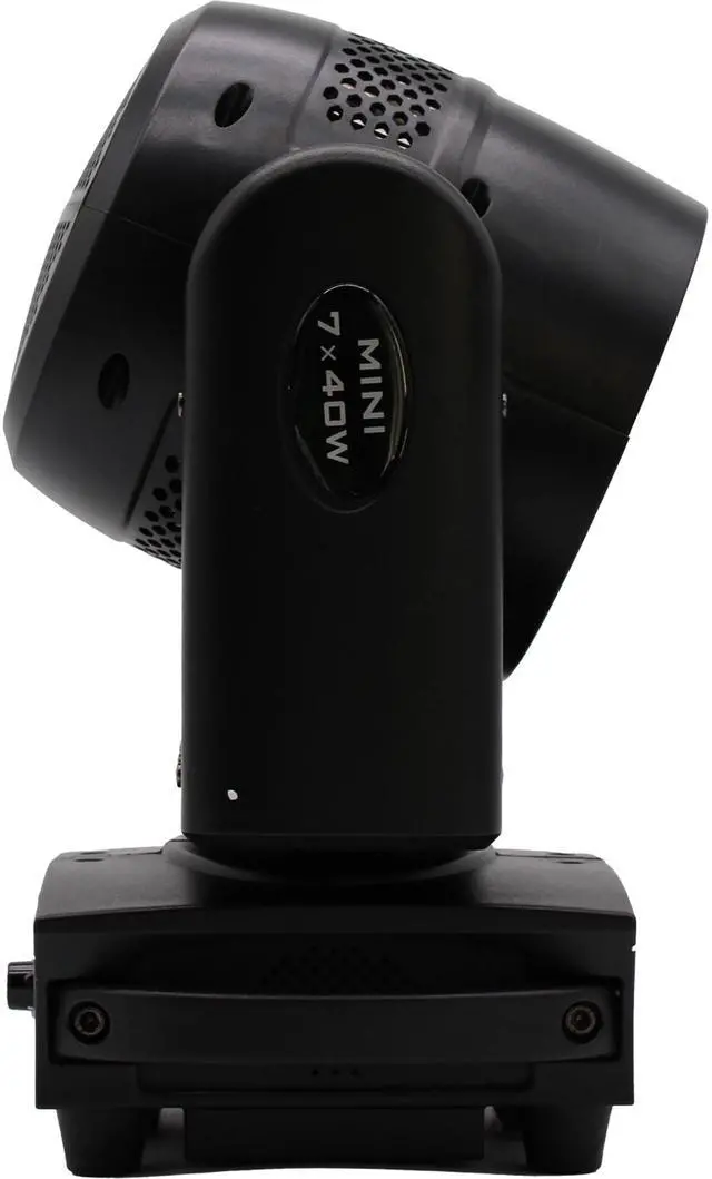 Alt view image 4 of 7 - Jaspertronics Small Bee Light 7x40W RGBW LED Moving Head Stage Light 5.5°-60° Beam Angle 12/18 DMX Channels 2800K-8500K Wash & Strobe Effects 50k Hr Lifespan for DJs Clubs Events