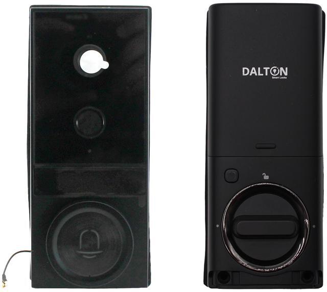 Main image of Dalton Z10 Smart Lock - WiFi Deadbolt, Built-In Camera, Visual Intercom, Biometric, PIN Code, Key, App Access, Anti-Pry Alarm, 10,000mAh Battery, Durable Zinc Alloy - Black