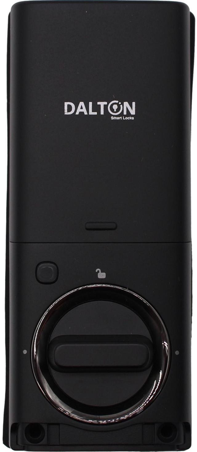 Alt view image 3 of 5 - Dalton Z10 Smart Lock - WiFi Deadbolt, Built-In Camera, Visual Intercom, Biometric, PIN Code, Key, App Access, Anti-Pry Alarm, 10,000mAh Battery, Durable Zinc Alloy - Black