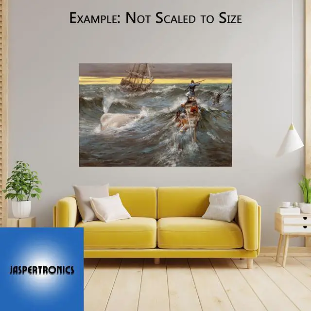 Alt view image 2 of 4 - Moby Dick by Andy Thomas - Paper Limited Edition S/N 300 20x28 - Collectible Literary Art